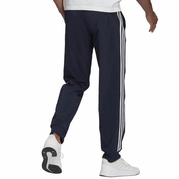 Adidas Tapered Cuff Woven 3-Stripes Pants GK8981 Size L - Picture 2 of 12